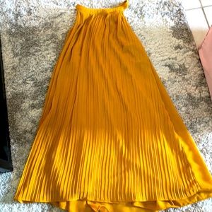 This is a dress and is in the color mustered